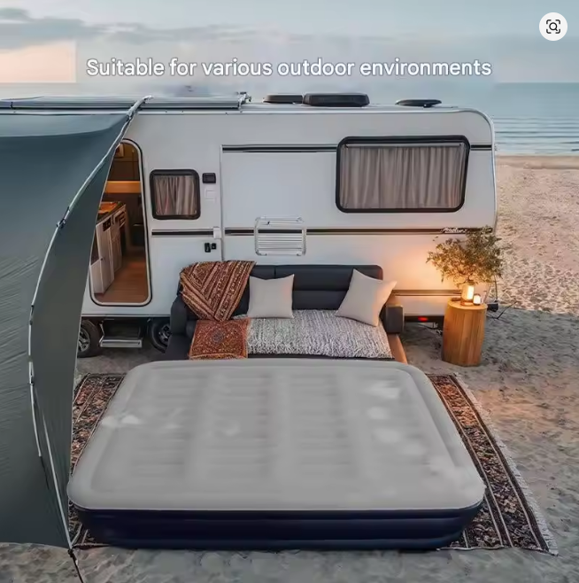 Inflatable Mattress With Built-In Air Pump