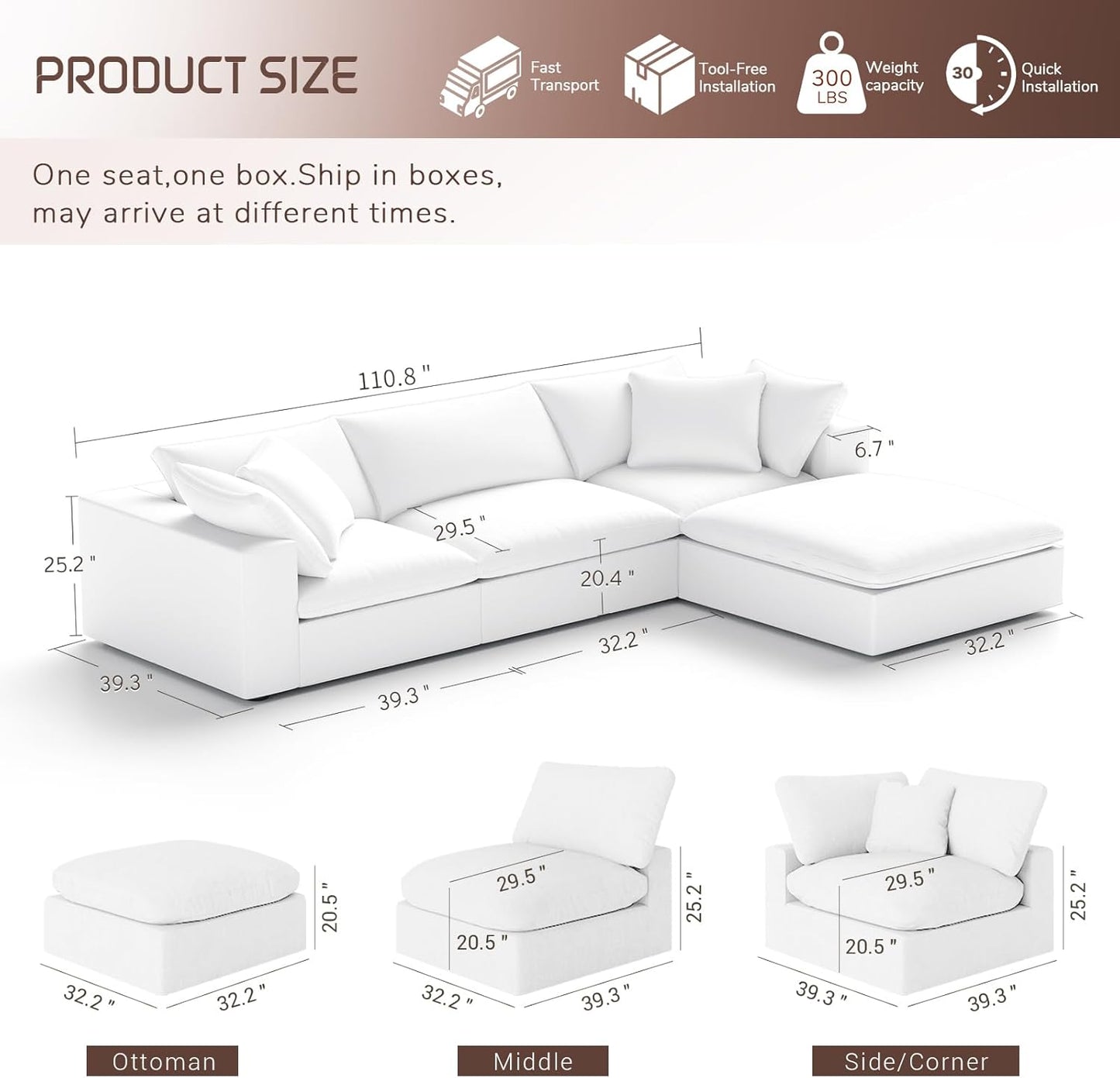 Cloud Modular Sectional Sofa