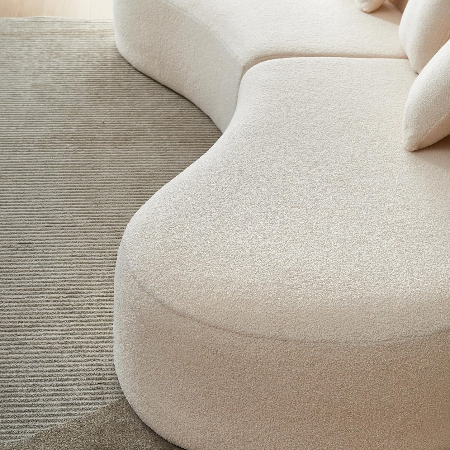 Curved Modular Sofa Cloud Velvet Sofa