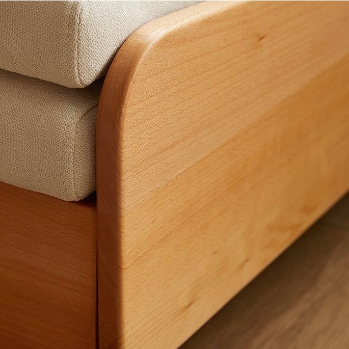 Pull Out Solid Beech Wood Day Bed