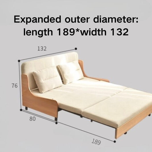 Pull Out Solid Beech Wood Day Bed