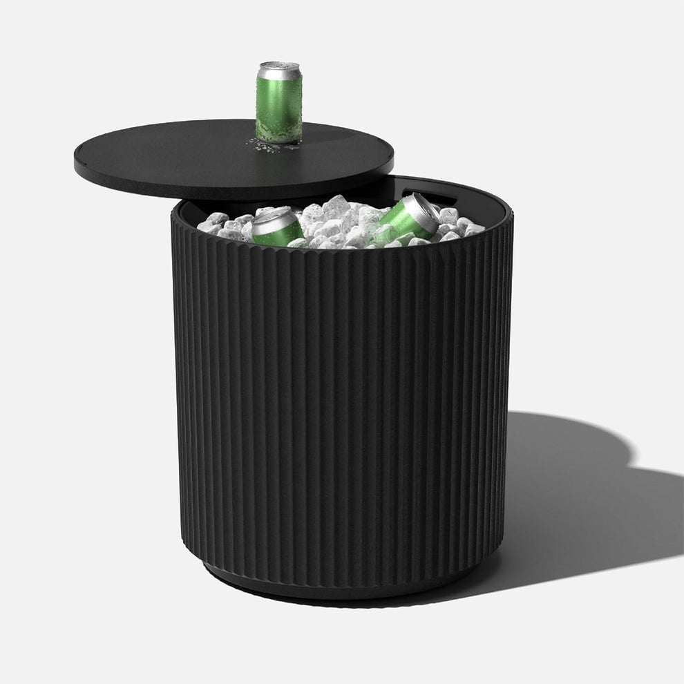 Cooler Side Table - 2 in 1 - Designed for use as Outdoor Side Table