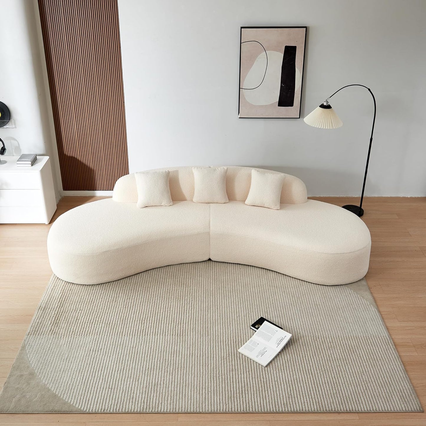 Curved Modular Sofa Cloud Velvet Sofa